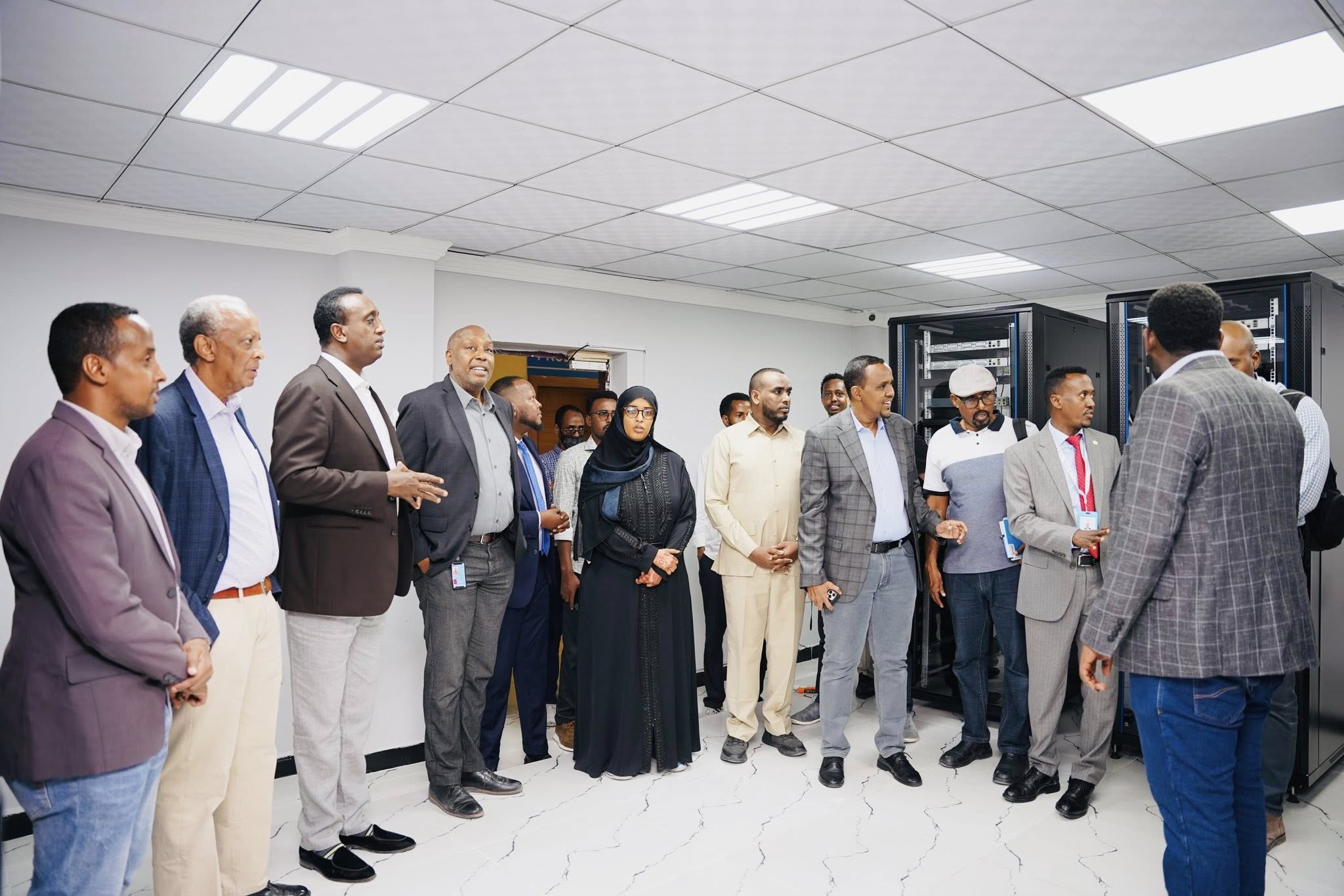 Guddiga Madaxa Bannaan ee Doorashooyinka Qaranka iyo Soohdimaha (GMDQS) oo ku soo Dhaweeyay xarunta Guddiga Wafdi ka Socda IESG- Qaramada Midoobay u qaabilsan arrimaha doorashooyinka.